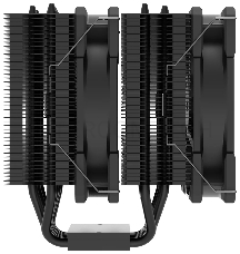 Кулер ID-COOLING SE-207-XT BLACK LGA20XX/LGA1366/LGA115X/AM4/AM3/+/AM2/+/FM2/+/FM1 (TDP 250W, PWM, черный, 7 тепл.трубок + медная база, 2x120mm) RET
