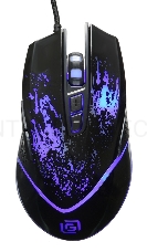 Мышь Oklick 888G черный оптическая (3200dpi) USB (6but)