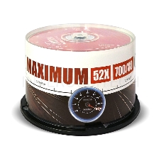 Диск CD-R Mirex 700 Mb, 52х, Maximum, Cake Box (50), (50/300)