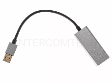 Кабель-переходник USB 3.0 (Am) --> LAN RJ-45 1000 Mbps, Alum Shell, Aopen/Qust <ADU312M>