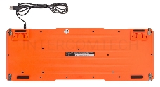 Клавиатура Oklick 717G черный/серый USB Multimedia LED