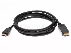 Кабель-переходник DisplayPort M-> HDMI M 4K@30Hz 1.8m Aopen/Qust <ACG608-1.8M>