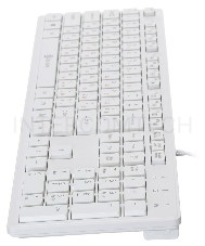 Клавиатура Oklick 500M белый USB slim Multimedia