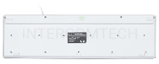 Клавиатура Oklick 500M белый USB slim Multimedia