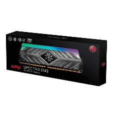 Память Adata 8GB DDR4 3200MHz XPG SPECTRIX D41 RGB Grey Gaming Memory AX4U32008G16A-ST41 Non-ECC, CL16, 1.35V, Heat Shield, RTL