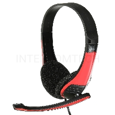 Наушники с микрофоном Oklick HS-M150 черный 2.2м накладные оголовье (NO-003N)