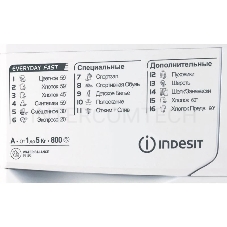 Стиральная машина Indesit EWSB 5085 CIS класс: A загр.фронтальная макс.:5кг белый
