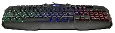Клавиатура Oklick 777G PSYCHO черный USB Multimedia Gamer LED (подставка для запястий)