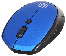 Мышь Oklick 488MW синий/черный оптическая (1600dpi) беспроводная USB (3but)