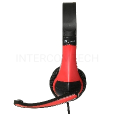 Наушники с микрофоном Oklick HS-M150 черный 2.2м накладные оголовье (NO-003N)