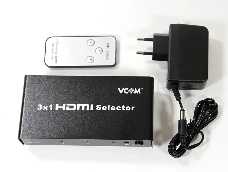 Разветвитель VCOM VDS8030/DD433 Переключатель HDMI 3 =>1