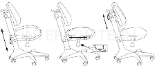 Кресло детское Бюрократ KD-2/BL/TW-55 светло-голубой TW-55