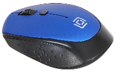 Мышь Oklick 488MW синий/черный оптическая (1600dpi) беспроводная USB (3but)
