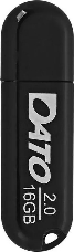 Флеш Диск Dato 16Gb DS2001 DS2001-16G USB2.0 черный