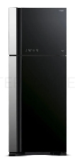 Холодильник Hitachi R-VG540PUC7 GBK черное стекло (двухкамерный)