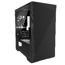 Корпус ZALMAN Z1 ICEBERG, MicroATX, BLACK, WINDOW, 2xCOMBO (3.5 OR 2.5), 3x2.5, 1xUSB2.0, 2xUSB3.0, FRONT 2x120mm, REAR 1x120mm