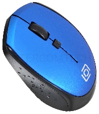 Мышь Oklick 488MW синий/черный оптическая (1600dpi) беспроводная USB (3but)
