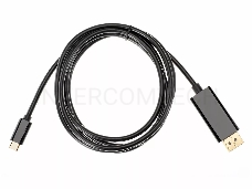 Кабель-адаптер Aopen USB 3.1 Type-Cm --> DP(m) 4K@60Hz, 1,8m IOpen <ACU422C-1.8M>