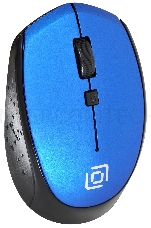 Мышь Oklick 488MW синий/черный оптическая (1600dpi) беспроводная USB (3but)
