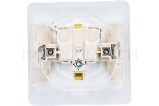Розетка 1-м СП Этюд защ. шторки с заземл. IP44 бел. SchE PC16-044B