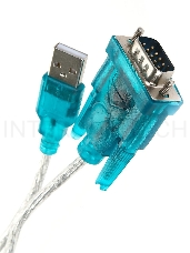 Кабель AM/Com port 9pin 1.2м  Aopen/Qust адаптер USB -> RS232, DE9P (добавляет в систему новый COM порт), ACU804