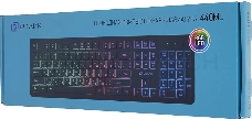 Клавиатура Oklick 440ML черный USB slim LED