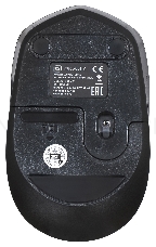 Мышь Oklick 488MW синий/черный оптическая (1600dpi) беспроводная USB (3but)