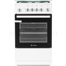 Газовая плита De Luxe 5040.40г(кр)чр белый