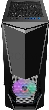 Корпус 1STPLAYER DK-3 BLACK / ATX, tempered glass / 3x 120mm LED fans inc. / DK-3-BK-3G6