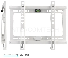 Кронштейн Kromax IDEAL-5 White, 15-47, max 40 кг, настенный, VESA 200x200 мм, тонкий профиль