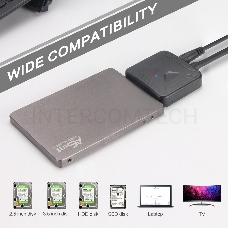 Кабель-адаптер USB3.0 ---SATA III 2.5/3,5+SSD, VCOM <CU816>