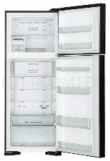 Холодильник Hitachi R-V540PUC7 BBK черный бриллиант (двухкамерный)