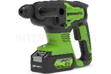 Перфоратор аккумуляторный GreenWorks GD24SDS2 24В (3803007)