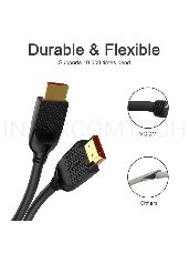 Кабель Aopen HDMI 19M/M ver 2.0, 1.8М,2 фильтра, Aopen/Qust <ACG517D-1.8M>