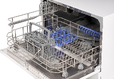 Настольная посудомоечная машина Weissgauff TDW 4006, 43.8x55x50 см, 6 комплектов, 6 программ