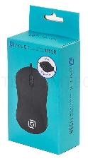 Мышь Oklick 115SR черный оптическая (800dpi) USB для ноутбука (2but)