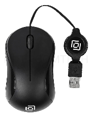 Мышь Oklick 115SR черный оптическая (800dpi) USB для ноутбука (2but)