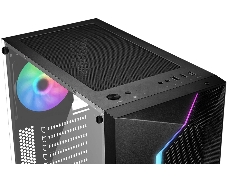 Корпус MSI MAG VAMPIRIC 100R / mid-tower, ATX, tempered glass / 1x120mm ARGB & 1x120mm system fans inc. / MAG VAMPIRIC 100R