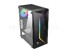 Корпус MSI MAG VAMPIRIC 100R / mid-tower, ATX, tempered glass / 1x120mm ARGB & 1x120mm system fans inc. / MAG VAMPIRIC 100R
