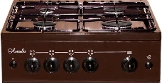 Плита Газовая Лысьва ГП 400 М2С-2у коричневый (стеклянная крышка)
