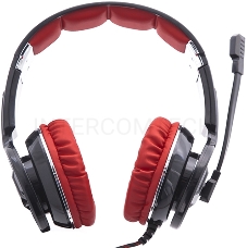 Наушники с микрофоном Oklick HS-L350G черный 2.2м мониторы оголовье
