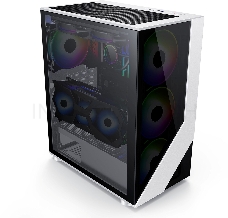 Корпус Formula V-LINE 7713 белый без БП ATX 3x120mm 2xUSB2.0 1xUSB3.0 audio bott PSU