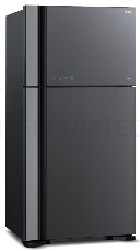 Холодильник Hitachi R-VG610PUC7 GGR 2-хкамерн. серое стекло (двухкамерный)