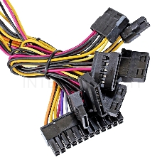Блок питания питания Winard 500W (500WA12) ATX, 12cm fan, 20+4pin +4Pin, 2*SATA, 1*FDD, 4*IDE, silver