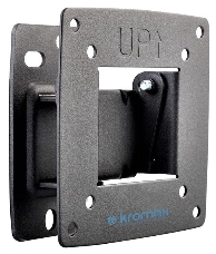 Кронштейн Kromax OPTIMA-102 black, 10-28, max 25 кг, настенный, VESA 100x100 мм