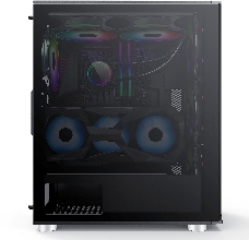 Корпус Formula V-LINE 7713 черный без БП ATX 3x120mm 2xUSB2.0 1xUSB3.0 audio bott PSU