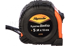 Рулетка SPARTA 31312  elastica 5 мх18мм обрезиненный корпус