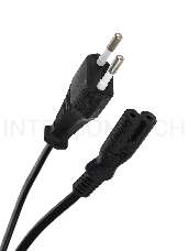 Кабель для аудио-видео техники IEC-320-C7--розетка 220V, 2-pin, 1,8м , медь, VCOM