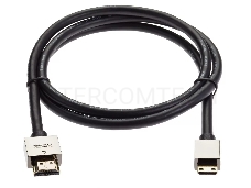 Кабель HDMI-19M --MiniHDMI-19M ver 2.0+3D/Ethernet,1m метал разъемы VCOM <CG506AC-1M>