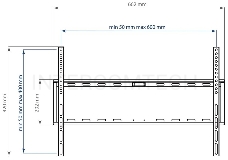 Кронштейн Arm media STEEL-1 new black, настенный, 32-90, max 60 кг, VESA 600x400 мм